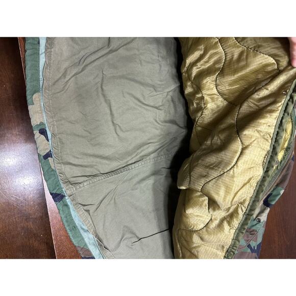 US Military Camo Hooded Jacket Men Medium Hunting Utility Tactical Work Outdoor - Picture 14 of 16